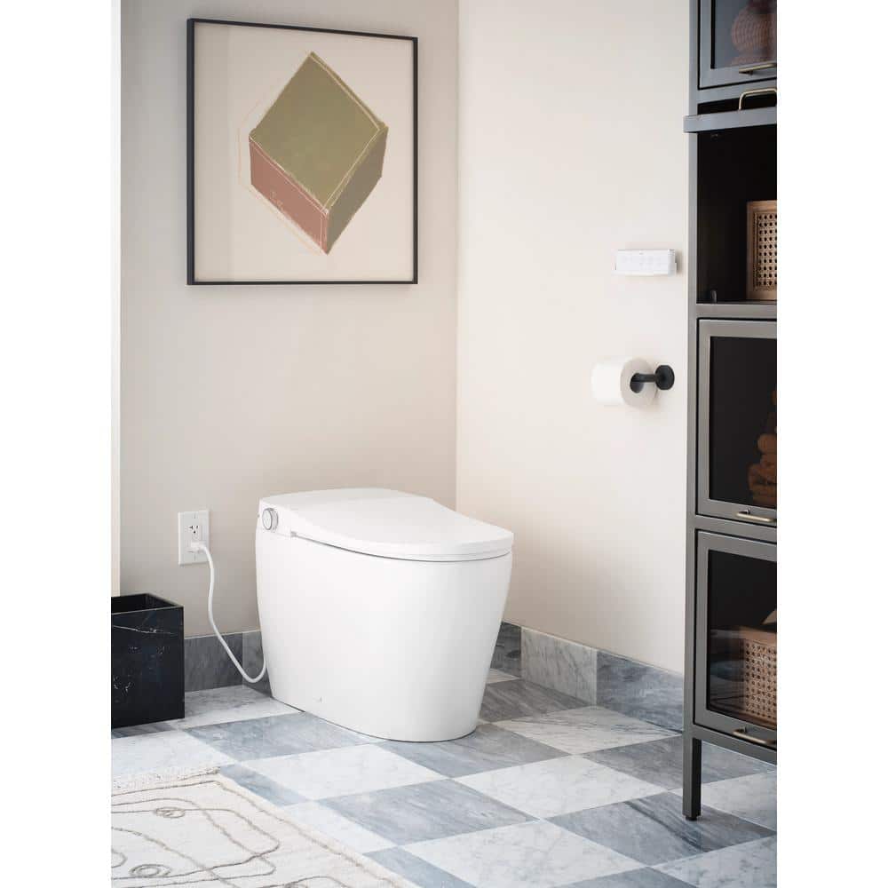 MOEN 2-Series Elongated Bidet Toilet in White - Advanced Cleansing & Stylish Design - Image 2
