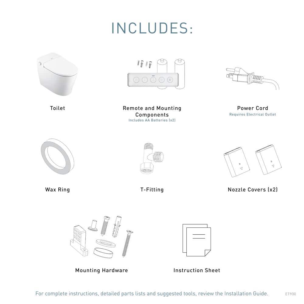 MOEN 2-Series Elongated Bidet Toilet in White - Advanced Cleansing & Stylish Design - Image 9