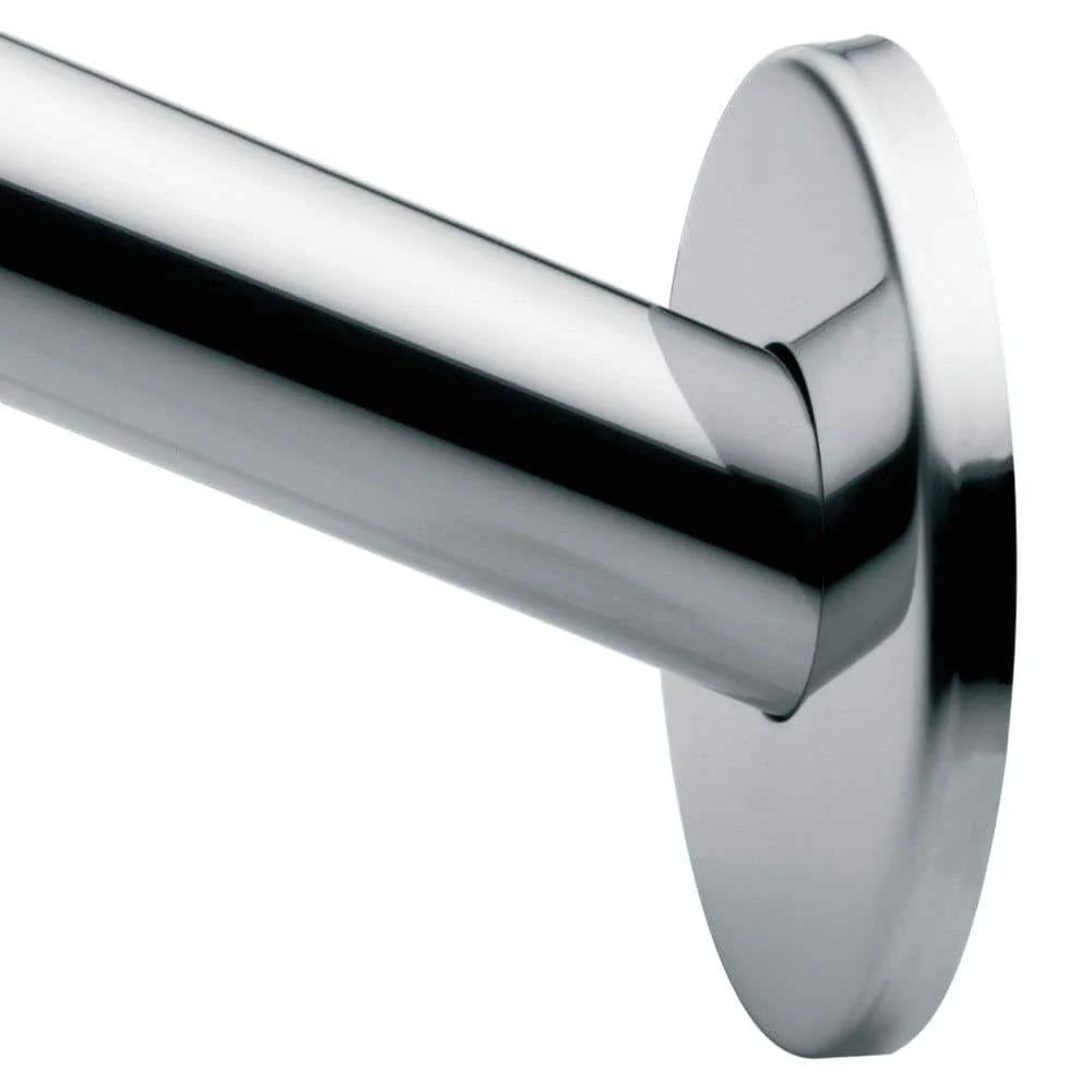Moen 60 in. Curved Shower Rod in Chrome