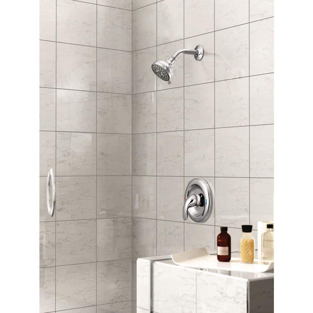 MOEN Adler Single-Handle 4-Spray Shower Faucet with Valve in Chrome (Valve Included) - Image 4