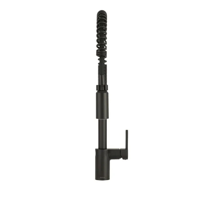 Moen Align Matte Black MotionSense Wave One-Handle High-Arc Pre-Rinse Pulldown Kitchen Faucet, 1.5 GPM, 5923EWBL