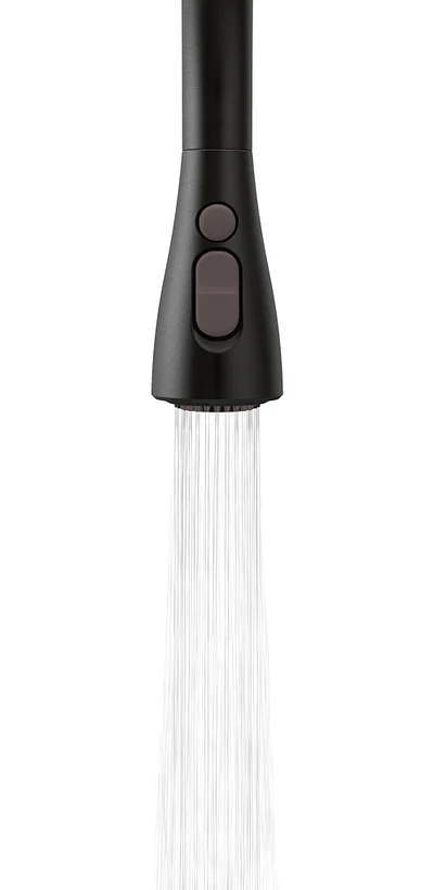 Moen Arbor Single-Handle Pull-Down Kitchen Faucet with Reflex, Power Boost and Soap/Lotion Dispenser, Matte Black - Image 6