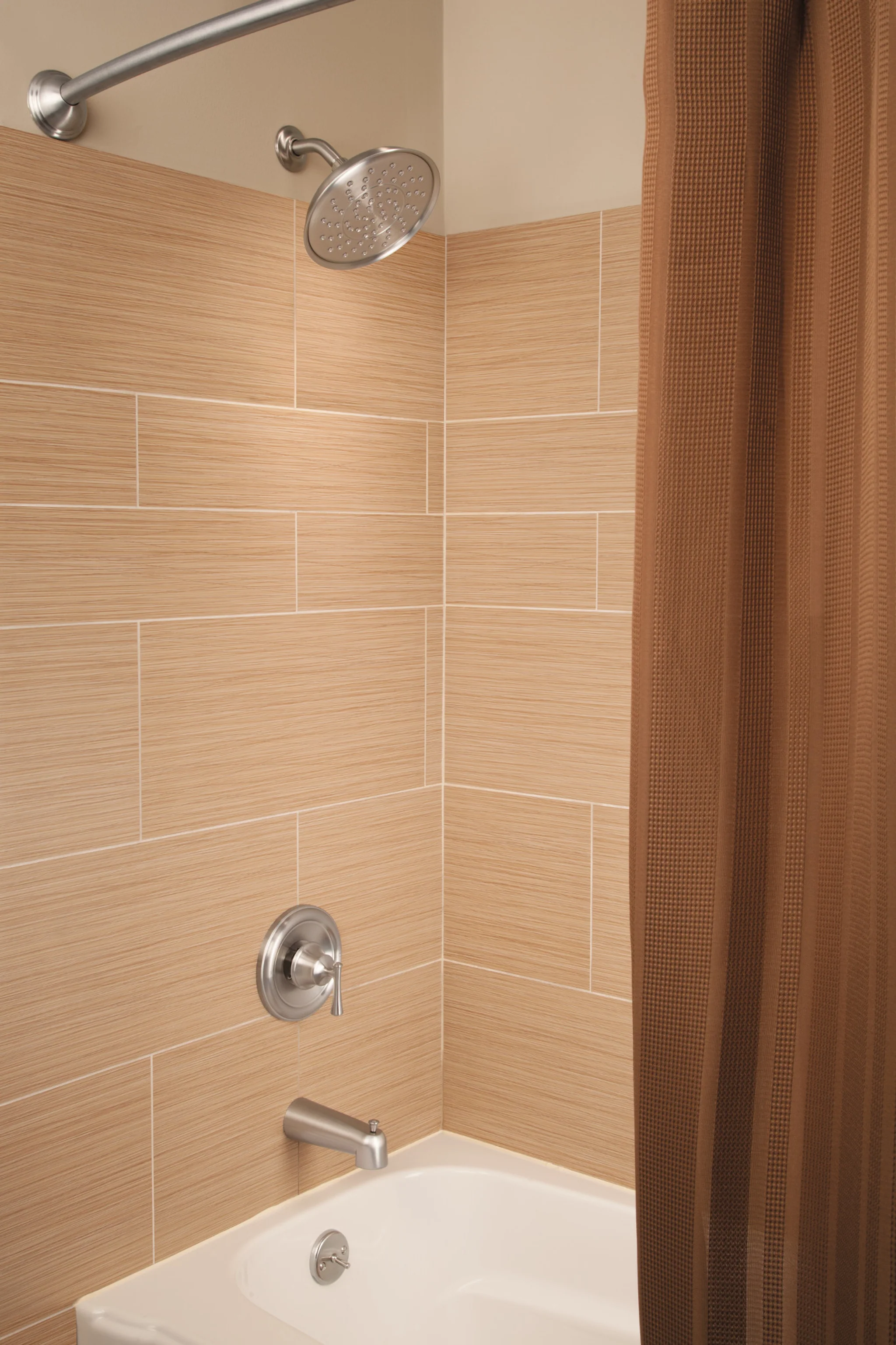Moen Ashville Single-Handle 1-Spray Tub and Shower Faucet with Valve, Mediterranean Bronze (Valve Included) - Image 3