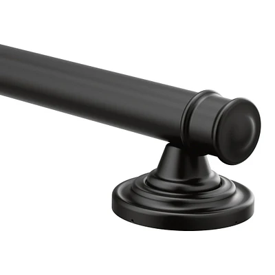 Moen Belfield 12-in Matte Black Wall Mount ADA-Compliant Grab Bar - Image 3