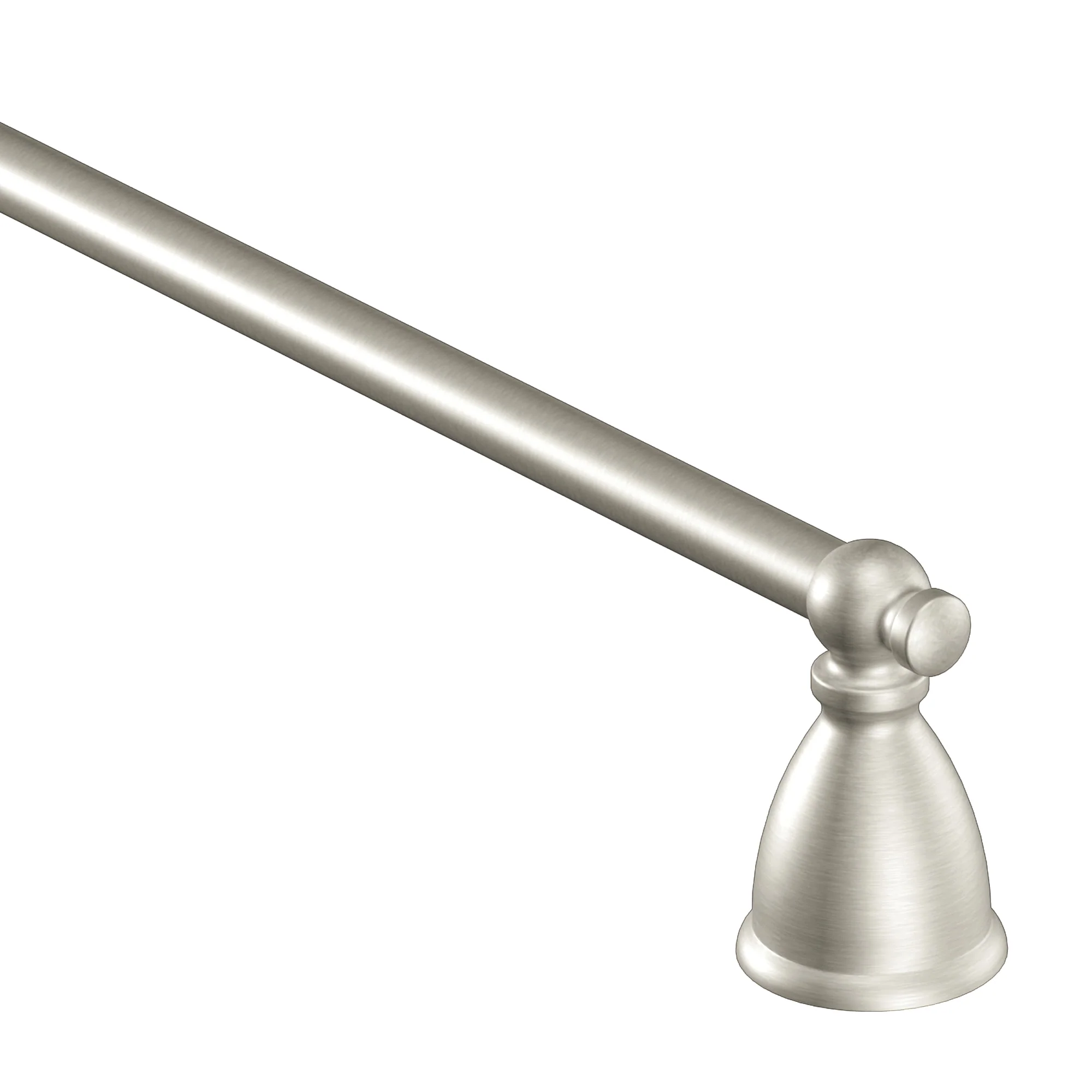Moen Caldwell 3-Piece Decorative Bathroom Hardware Set, Brushed Nickel - 18-in Towel Bar, Pivoting Toilet Paper Holder, Towel Ring - Image 3