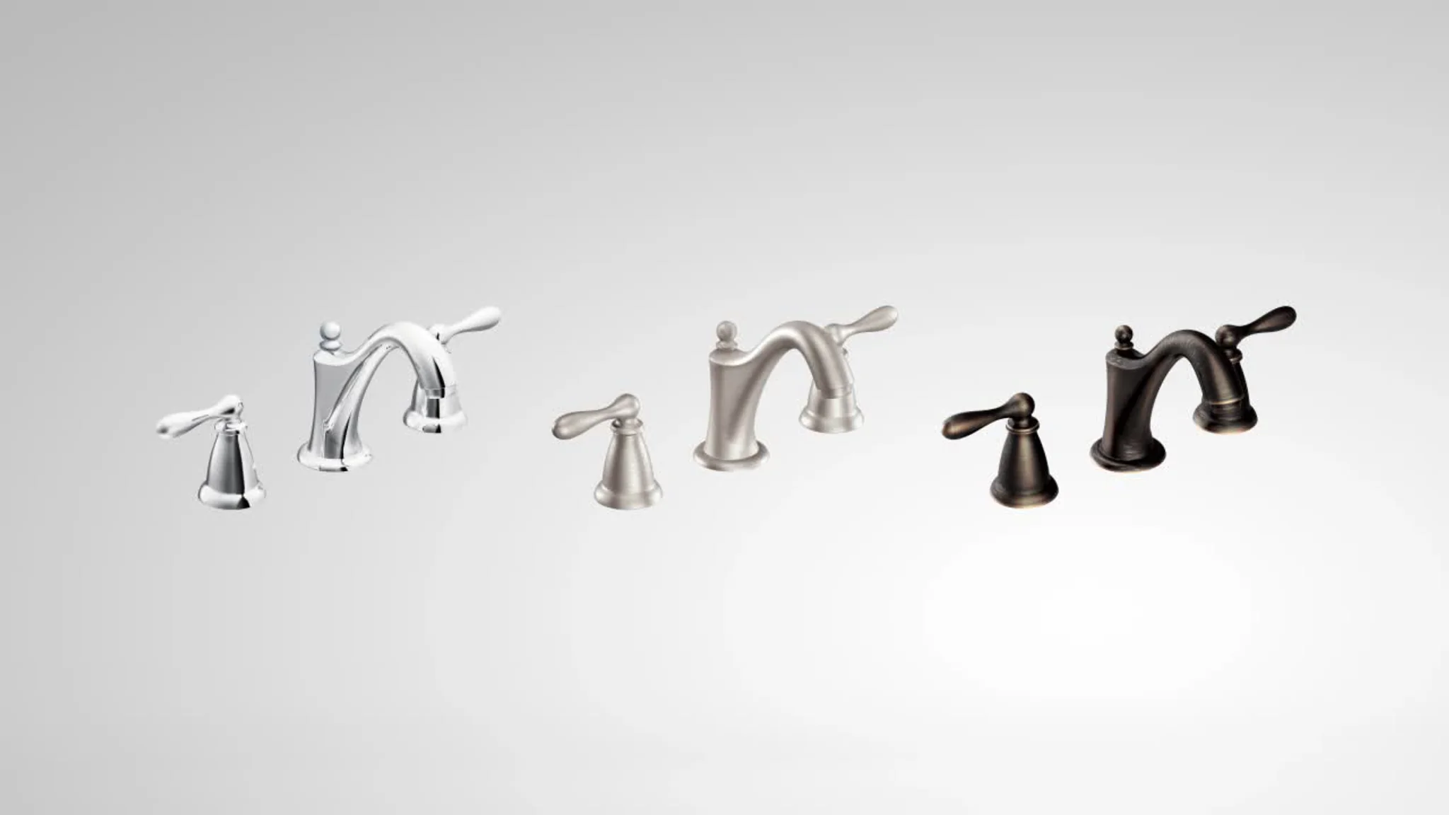 Moen Caldwell Mediterranean Bronze 2-Handle Widespread WaterSense Bathroom Sink Faucet with Drain - Image 7