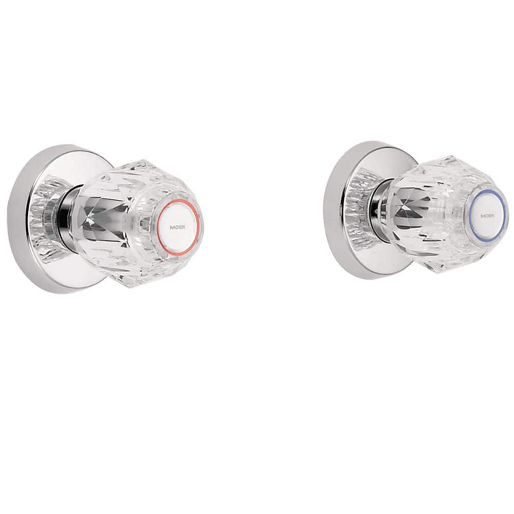 Moen Chateau 2-Handle 1-Spray Tub and Shower Faucet with Valve in Chrome (Valve Included) - Image 3
