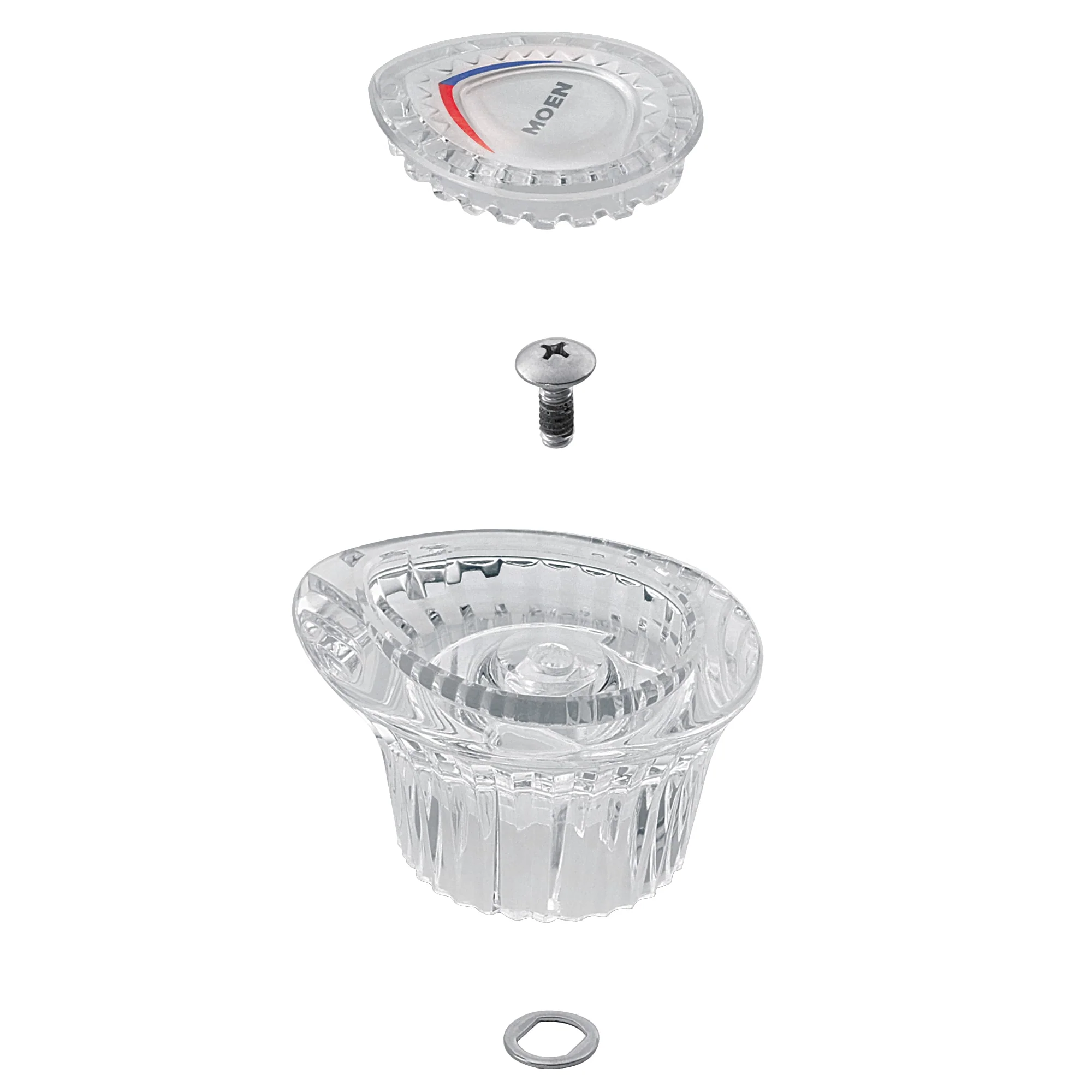 Moen Clear Knob Shower Handle – Chateau 1-Handle Compatible