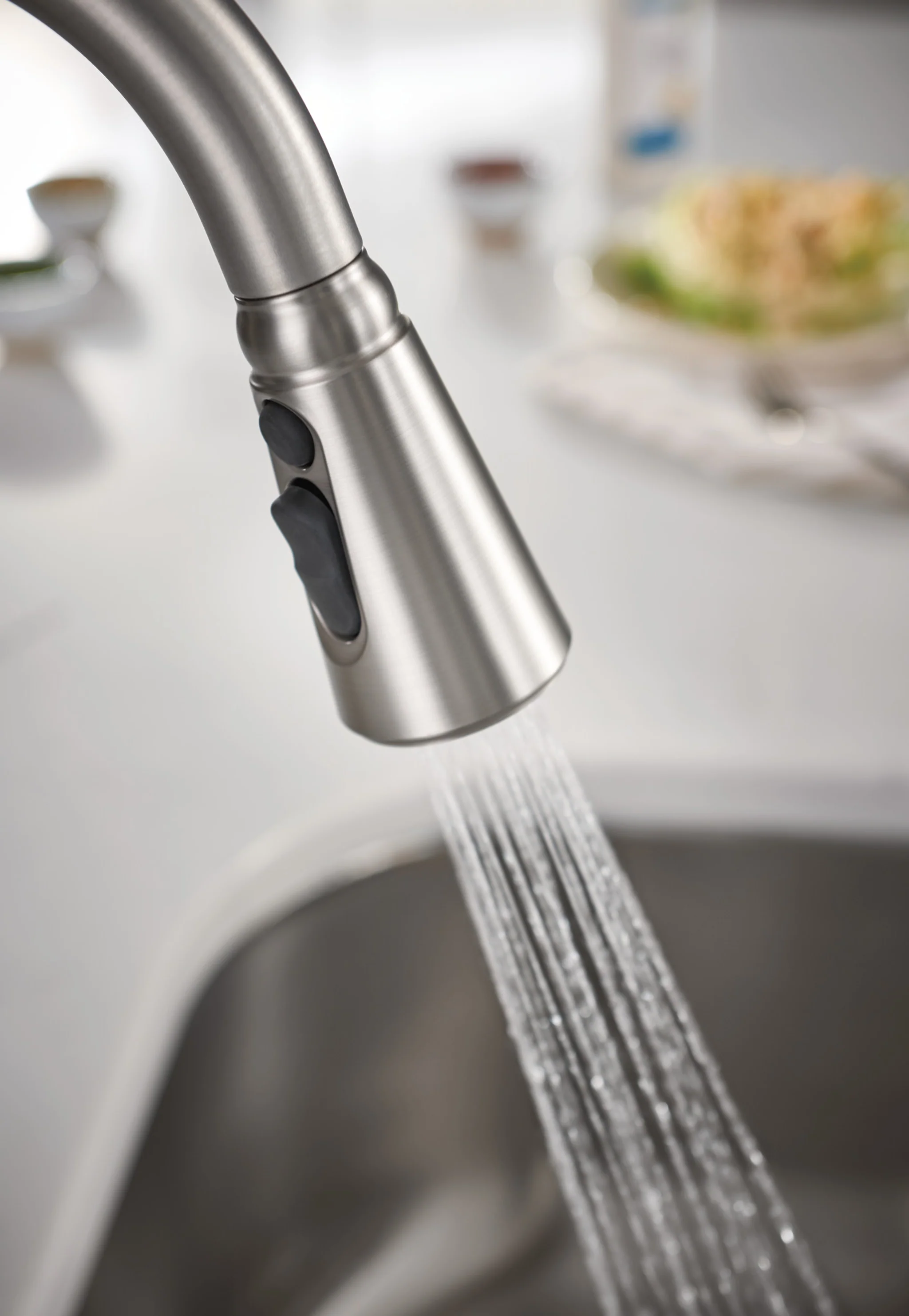 Moen Coretta Single-Handle Pull-Down Sprayer Kitchen Faucet with Reflex and Power Boost, Spot Resist Stainless - Image 4
