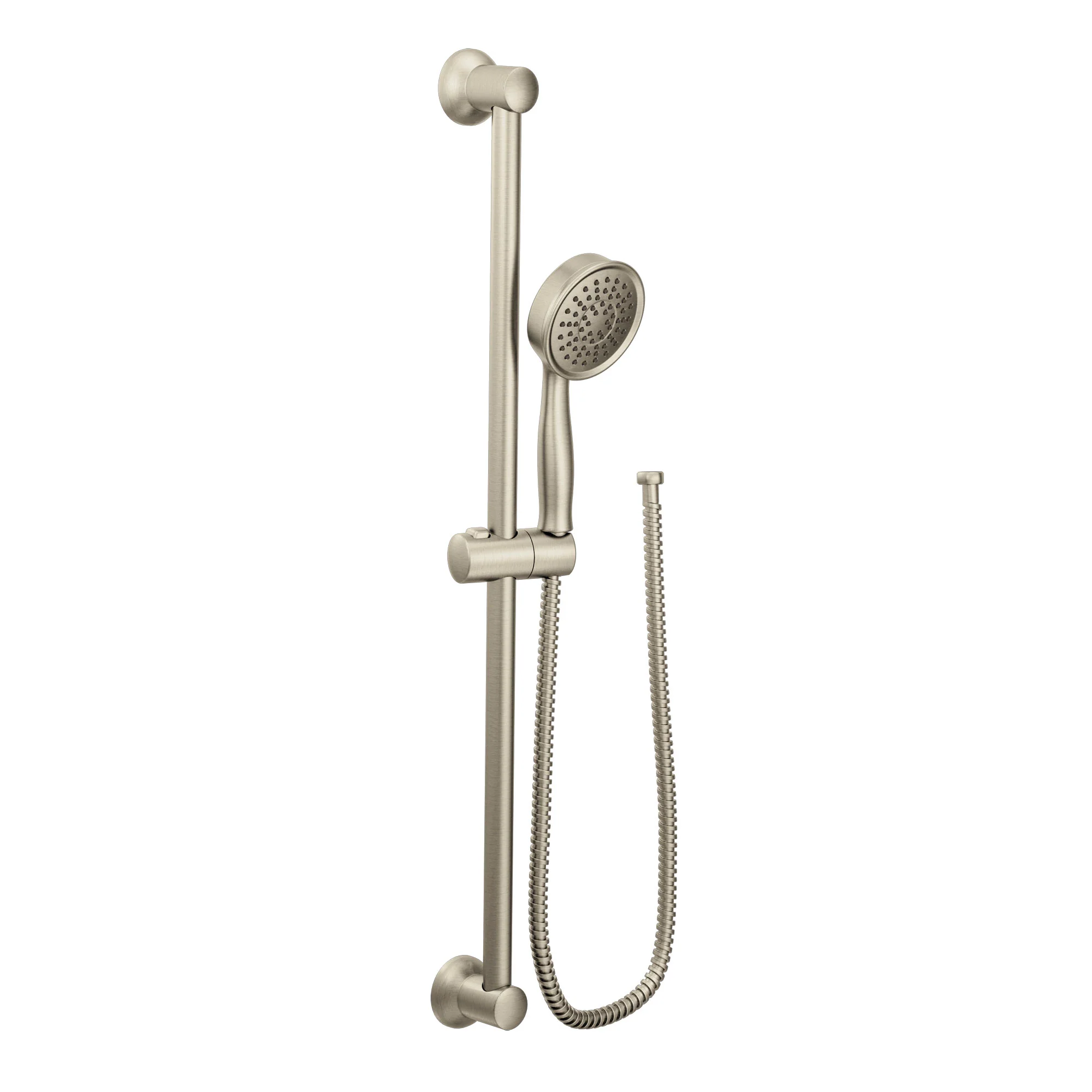 Moen Eco-Performance Handheld Shower with 24-in Slide Bar, Brushed Nickel, 1.75 GPM