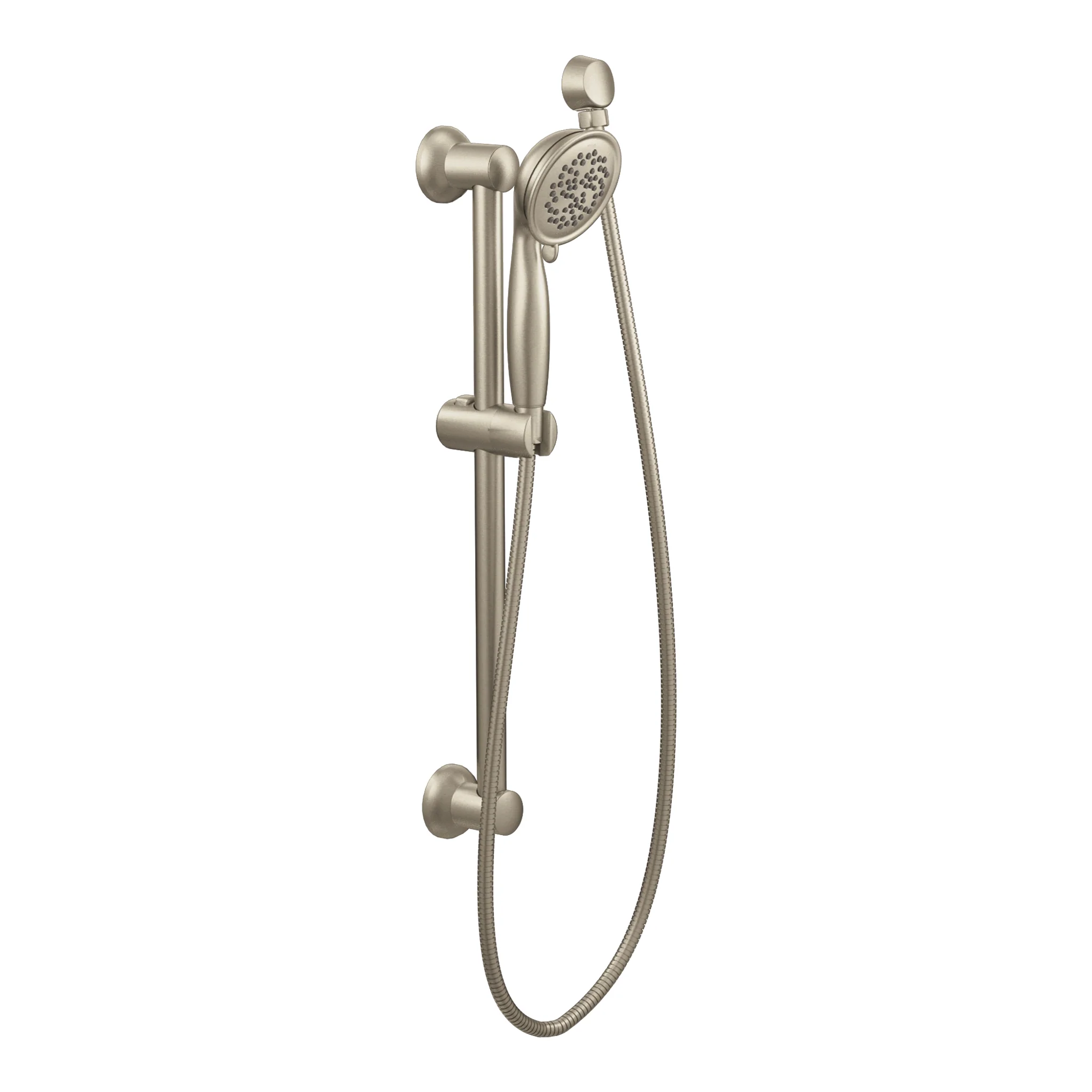 Moen Envi Eco-Performance Handheld Shower with 30-in Slide Bar, 3-Function, 1.75 GPM, Brushed Nickel