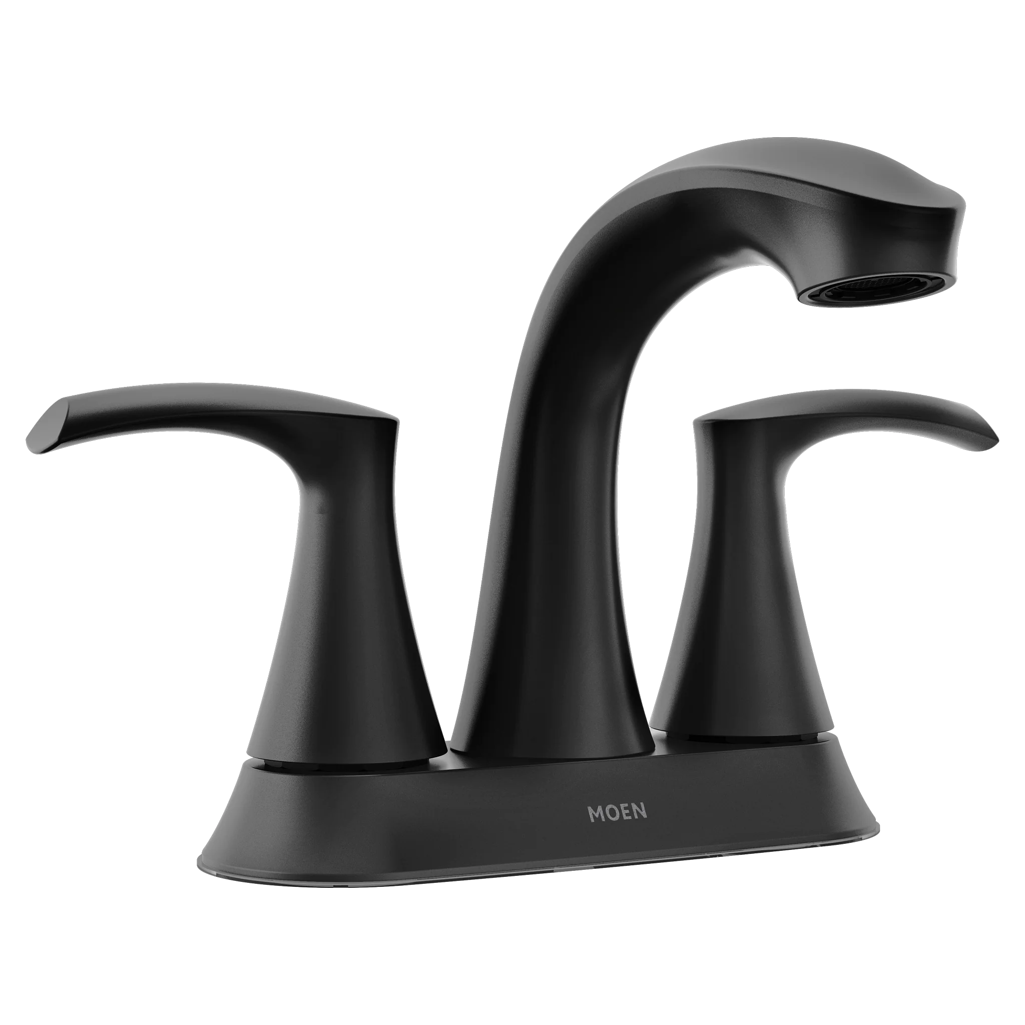 Moen Graeden Spot Resist Brushed Nickel 2-Handle 4-in Centerset WaterSense Bathroom Sink Faucet with Drain and Deck Plate - Image 5