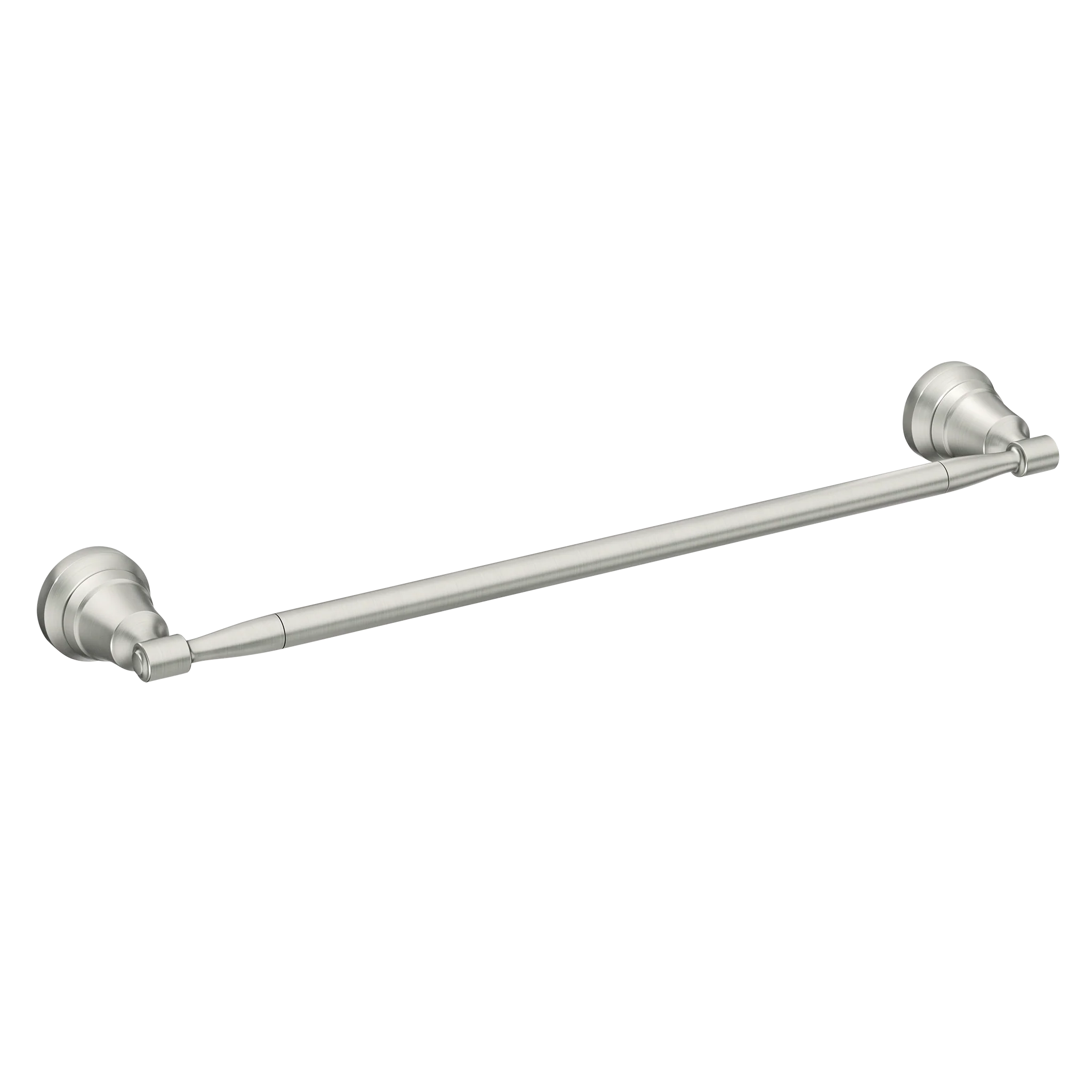 Moen Halle 18-in Spot Resist Brushed Nickel Wall-Mount Single Towel Bar, Model MY0318BN