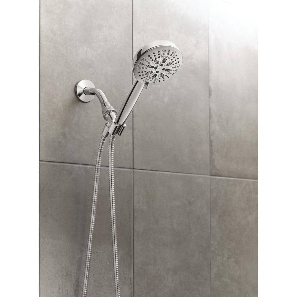 Moen HydroEnergetix 8-Spray 5 in. Wall-Mount Handheld Adjustable Shower Head, Chrome - Image 6