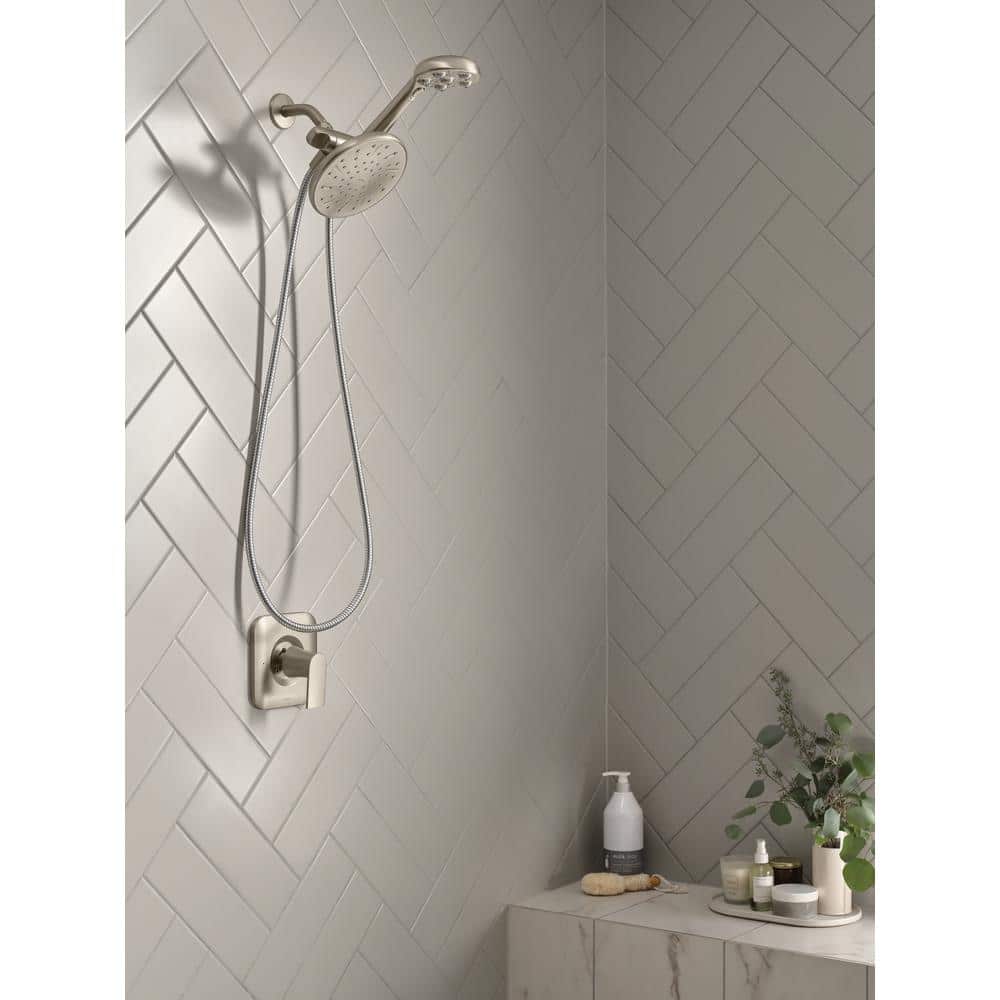Moen HydroRoller Massage 3-Spray 7.5 in. Dual Handheld Shower Head with Body Spray, Spot Resist Brushed Nickel - Image 3
