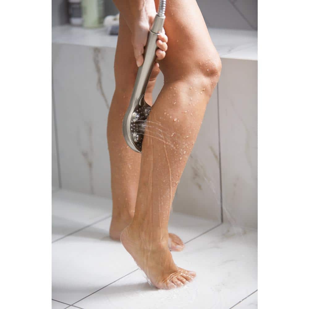 Moen HydroRoller Massage 3-Spray 7.5 in. Dual Handheld Shower Head with Body Spray, Spot Resist Brushed Nickel - Image 7