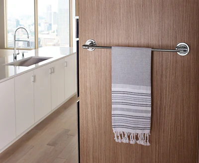 Moen Iso 18-in Chrome Wall Mount Single Towel Bar - Image 5