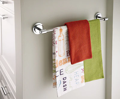 Moen Iso 18-in Chrome Wall Mount Single Towel Bar - Image 6