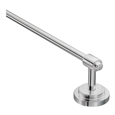 Moen Iso 18-in Spot Resist Brushed Nickel Wall Mount Single Towel Bar - Image 3