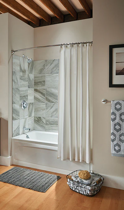 Moen Iso 18-in Spot Resist Brushed Nickel Wall Mount Single Towel Bar - Image 4