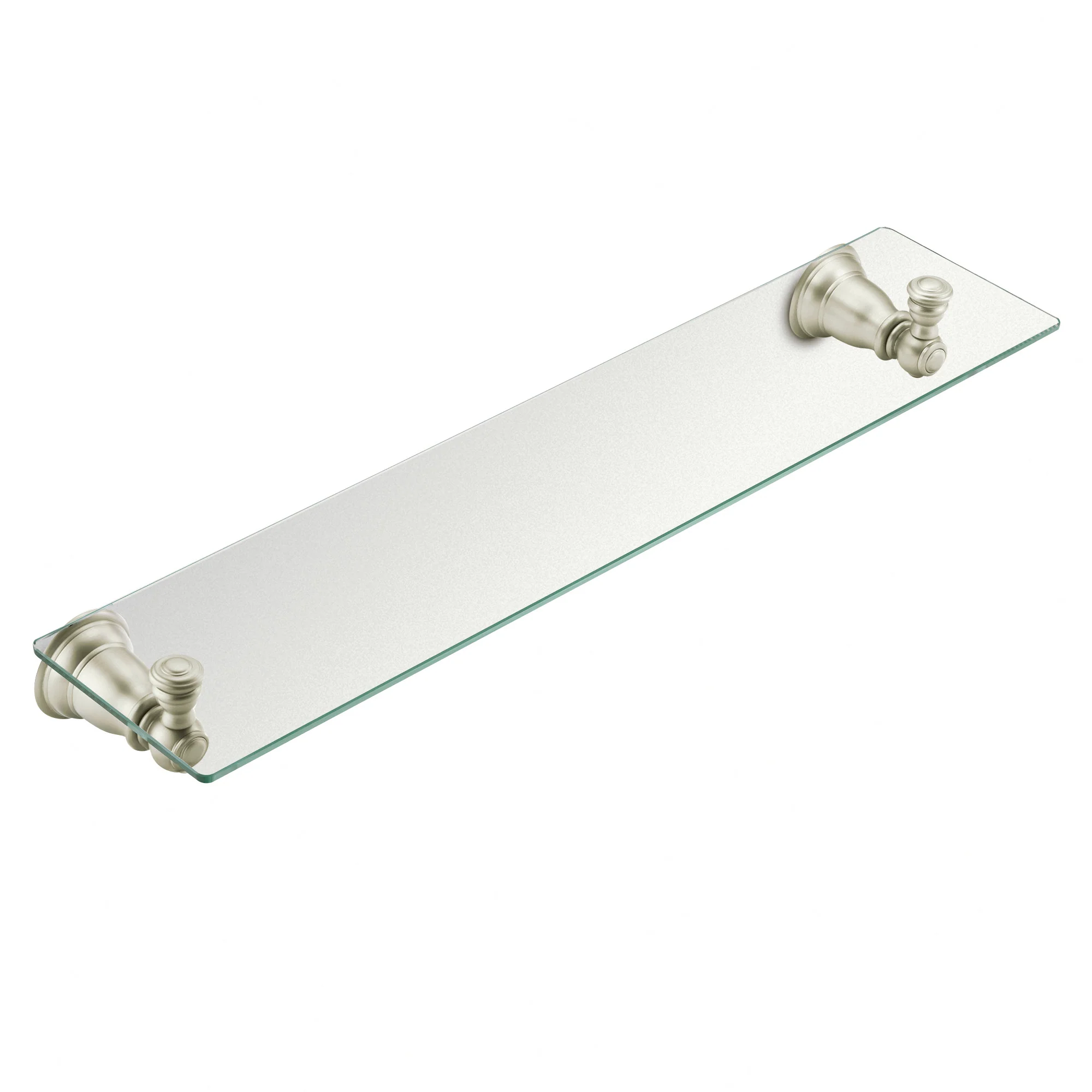 Moen Kingsley Oil-Rubbed Bronze 1-Tier Glass Wall Mount Bathroom Shelf