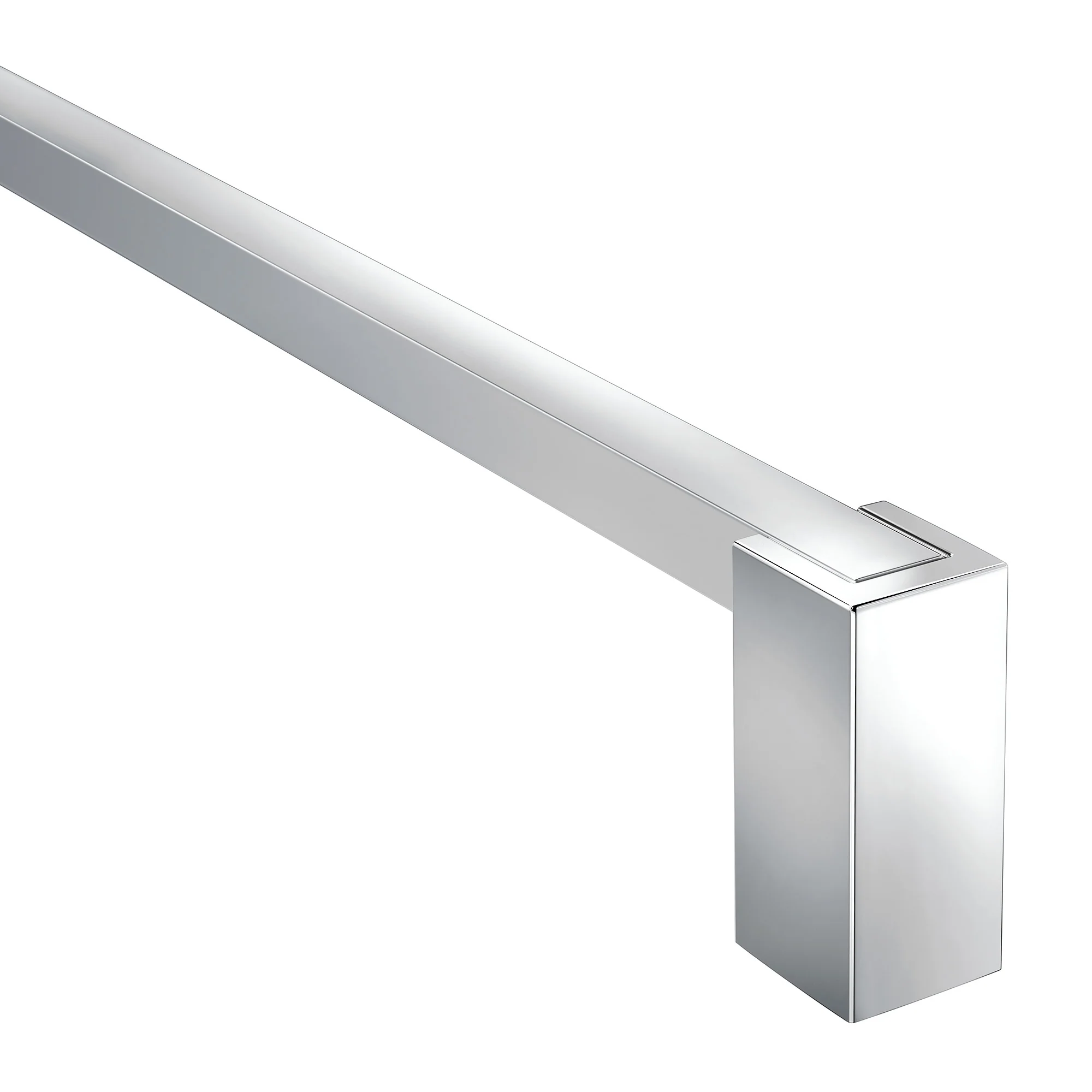 Moen Kyvos 24-in Brushed Nickel Wall Mount Single Towel Bar - Image 5