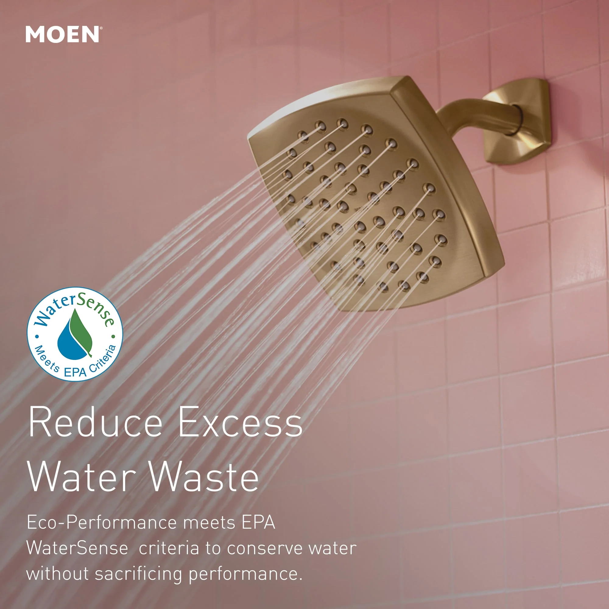 Moen Lindor Spot Resist Brushed Nickel 1-Handle Bathtub and Shower Faucet with Valve - Image 3
