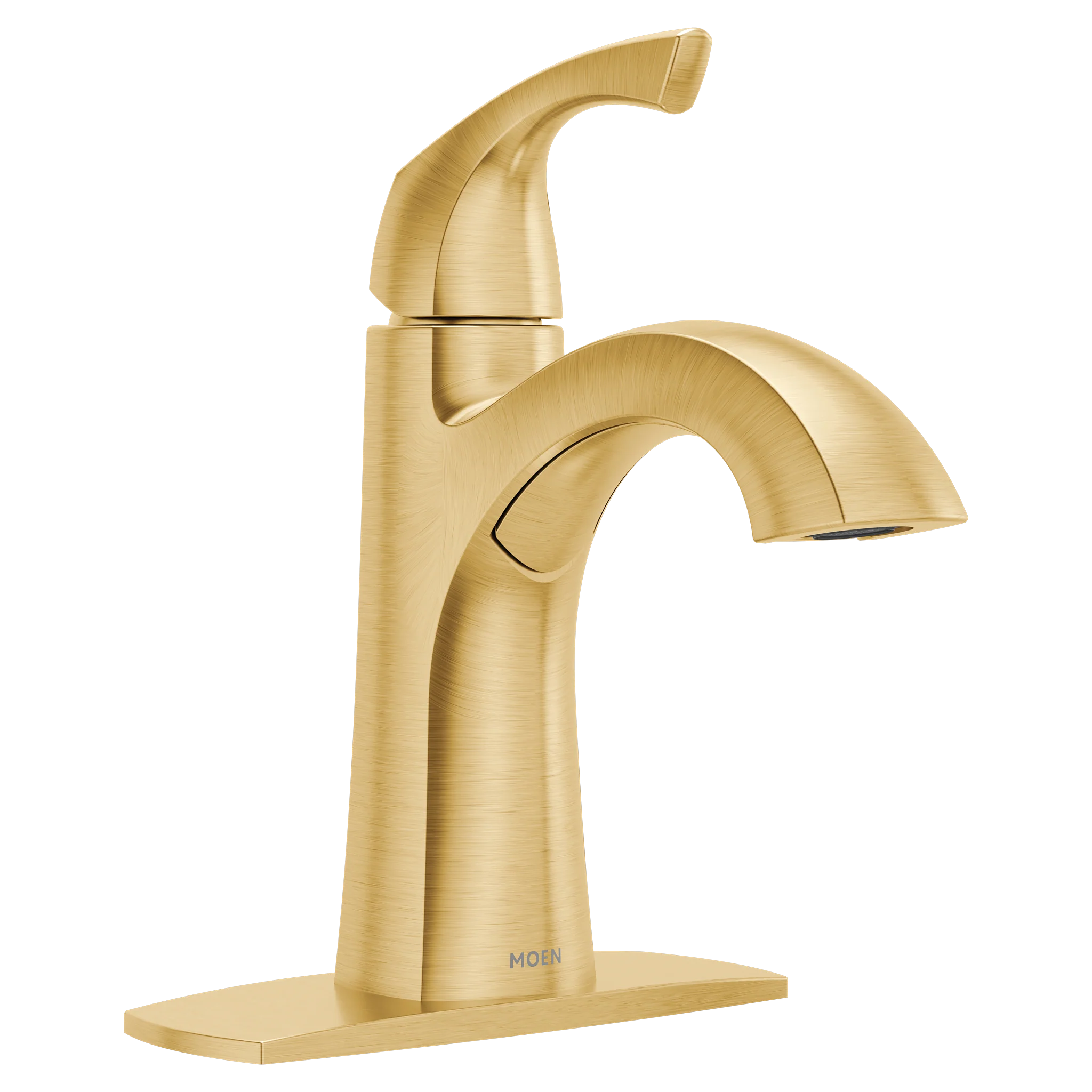 Moen Lindor Spot Resist Brushed Nickel 1-Handle Single-Hole/4-in Centerset WaterSense Bathroom Sink Faucet - Image 7