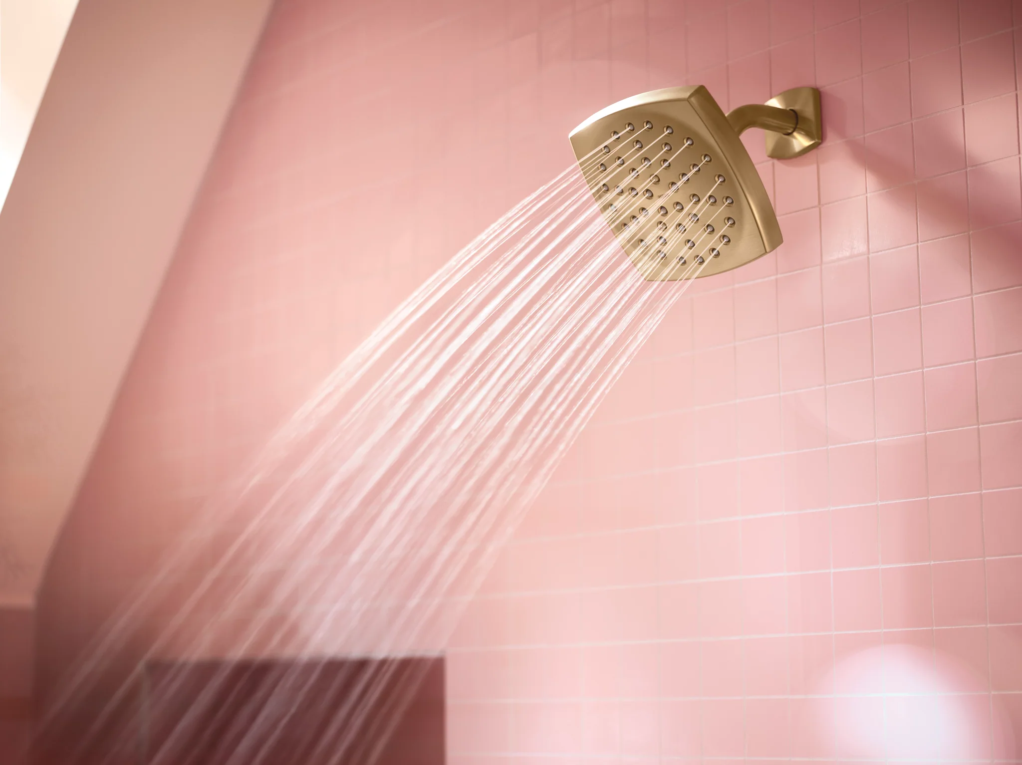 Moen Lindor Spot Resist Brushed Nickel 1-Handle Tub and Shower Faucet with Valve, 1.75 GPM, 6 in. Showerhead - Image 5