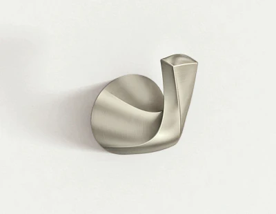 Moen Oxby Single Hook Spot Resist Brushed Nickel Towel Hook - Image 2