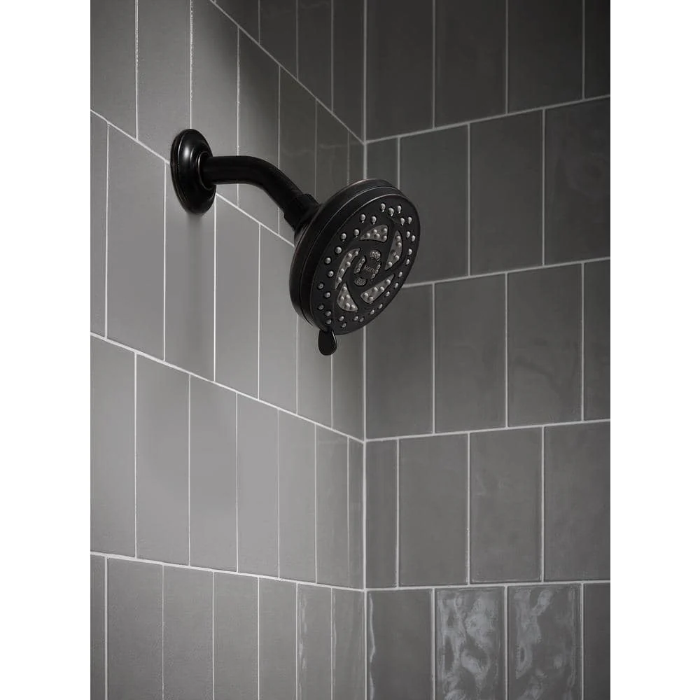 Moen Propel 5-Spray 4.5 in. Single Wall-Mount Low-Flow Adjustable Shower Head in Mediterranean Bronze - Image 4