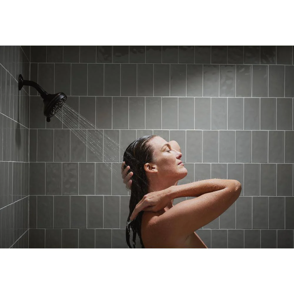 Moen Propel 5-Spray 4.5 in. Single Wall-Mount Low-Flow Adjustable Shower Head in Mediterranean Bronze - Image 6