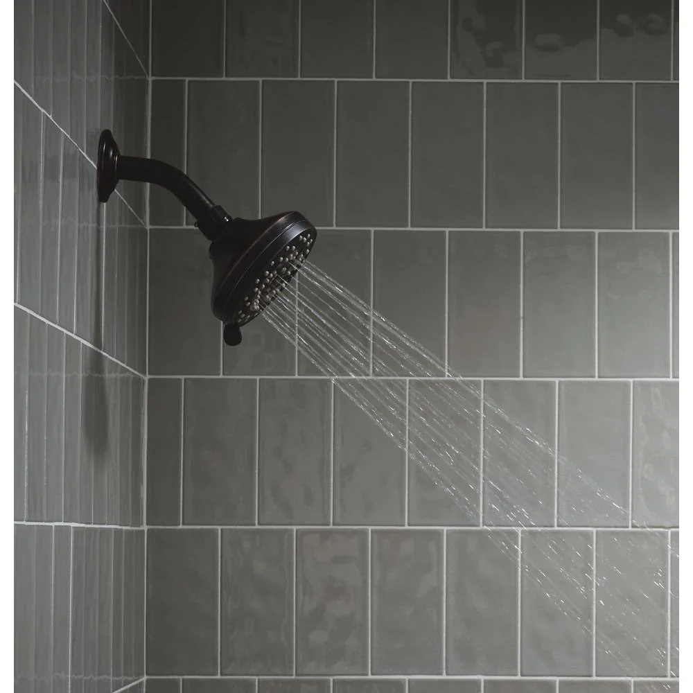 Moen Propel 5‑Spray 4.5 in. Single Wall‑Mount Low‑Flow Fixed Adjustable Shower Head, Mediterranean Bronze - Image 5