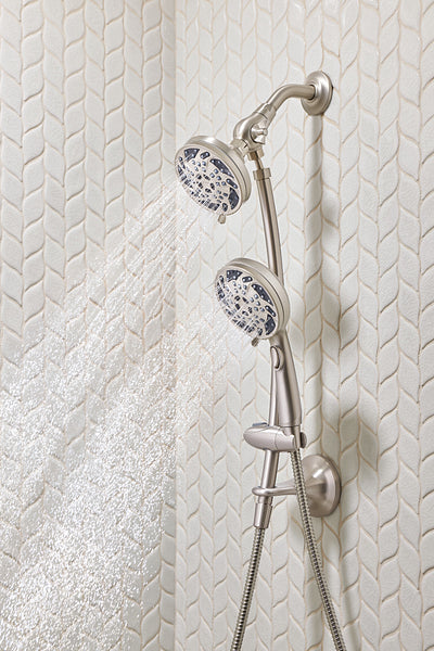 Moen Renewal Spot Resist Brushed Nickel 5-Spray Dual Shower Head, 1.75 GPM (6.6 LPM) - Image 5