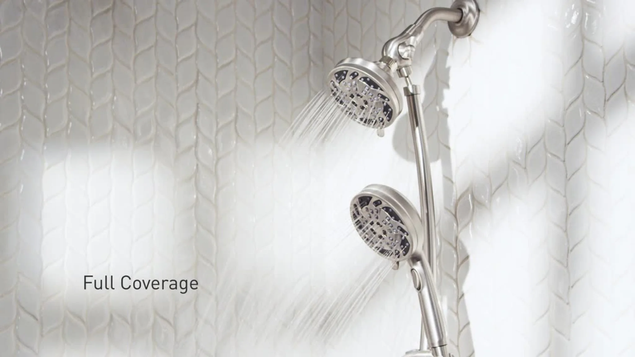 Moen Renewal Spot Resist Brushed Nickel 5-Spray Dual Shower Head, 1.75 GPM (6.6 LPM) - Image 7