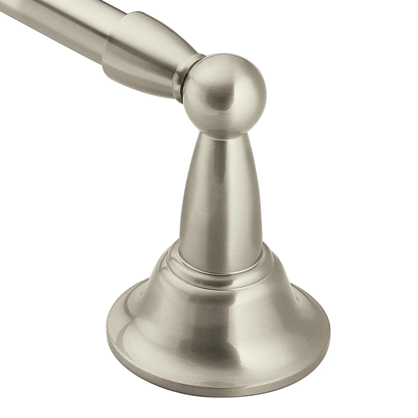 Moen Sage 18-in Spot Resist Brushed Nickel Wall Mount Single Towel Bar - Image 5