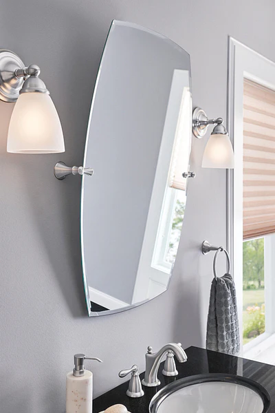 Moen Sage Brushed Nickel Wall Mount Towel Ring - Image 6