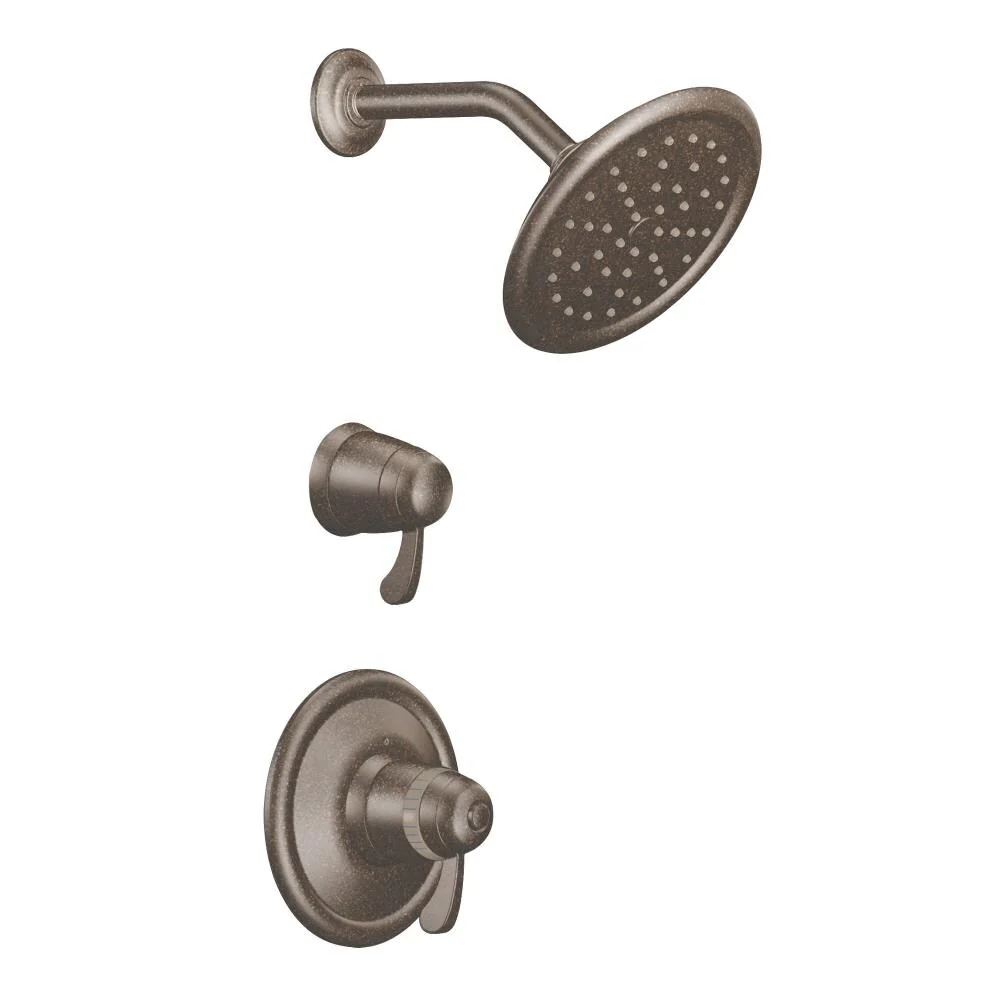 Moen Transitional Oil-Rubbed Bronze 2-Spray Shower Bar System (Valve Included) - Image 3
