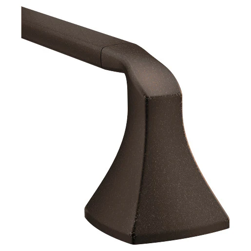 Moen Voss 18-in Oil-Rubbed Bronze Wall Mount Single Towel Bar