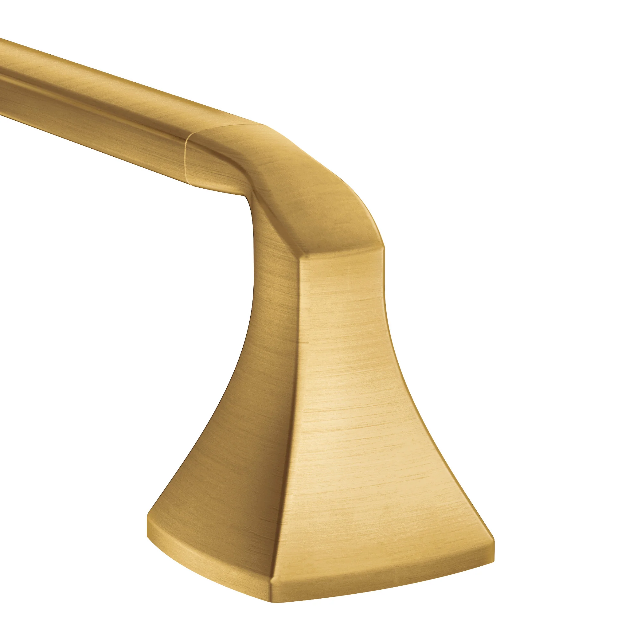 Moen Voss 24-in Brushed Gold Wall Mount Single Towel Bar