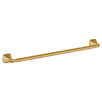 Moen Voss 24-in Brushed Gold Wall Mount Single Towel Bar - Image 3