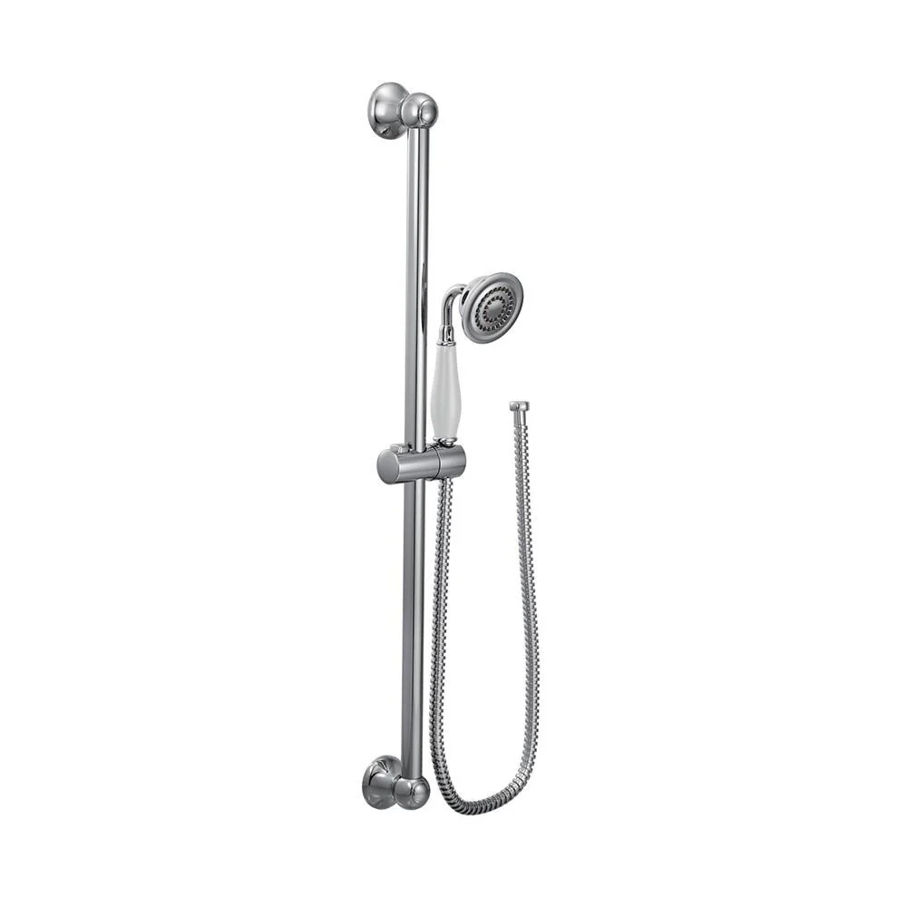 Moen Weymouth Chrome 3-Spray Shower Bar System (Valve Included) - Image 2