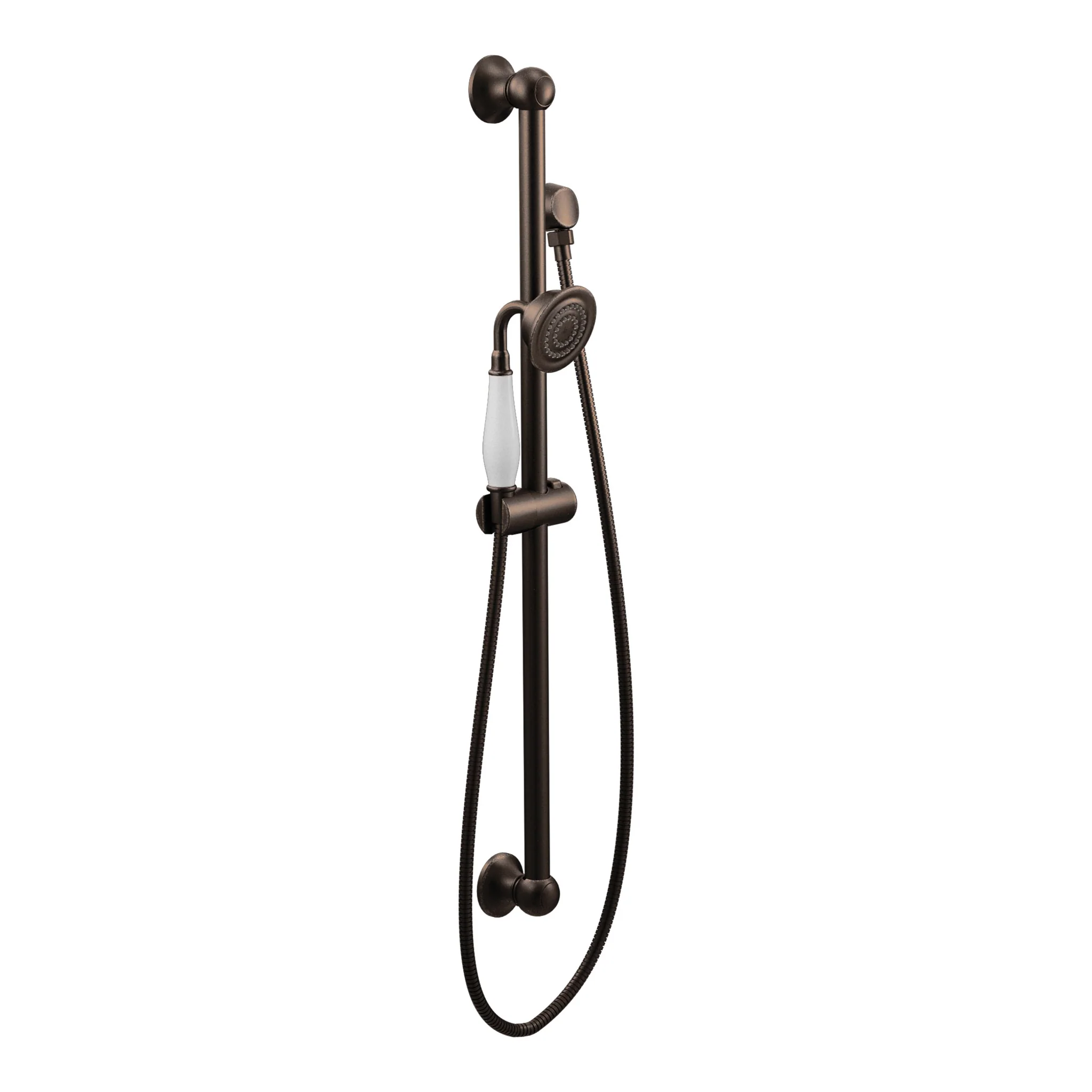 Moen Weymouth Handheld Shower with Slide Bar, 1.75 GPM, Nickel Finish - Image 3