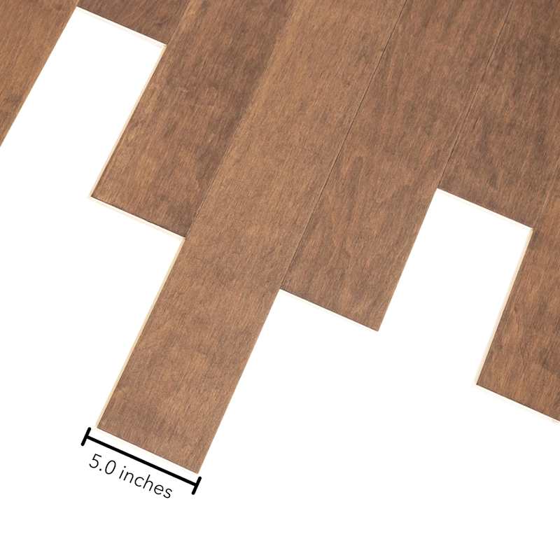 Mohawk Advance 5" Handscraped Engineered Maple Hardwood Flooring, 1/2" Thick, 7‑Ply – 26.25 Sq Ft per Carton (Hazelnut Maple) - Image 4