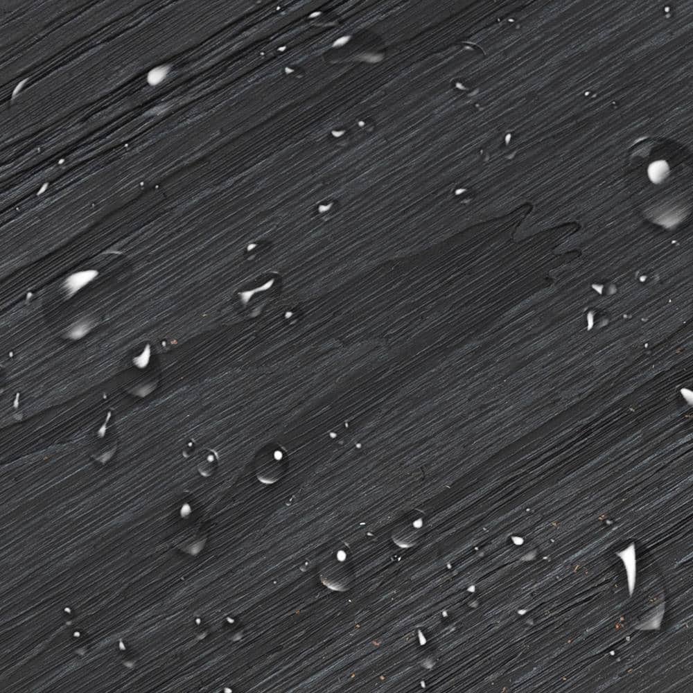 Mondaria Black Hollow Composite Decking Board 9-Pack with Realistic Wood Grain - Image 6
