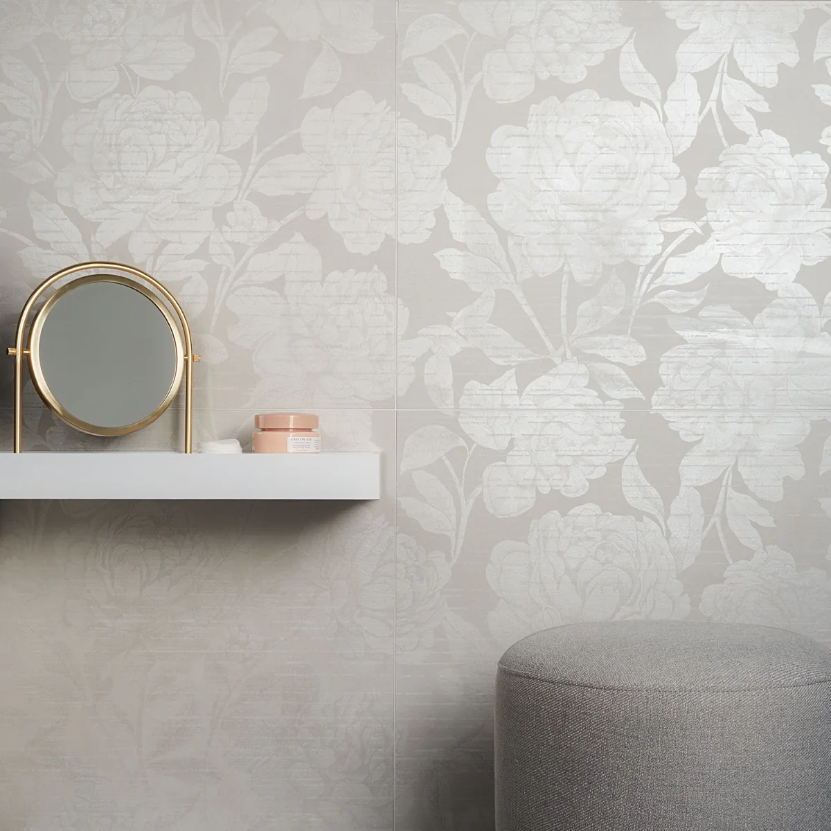 Monet Romance Gray 24x48 Matte Porcelain Tile - Lux Tile - Image 7