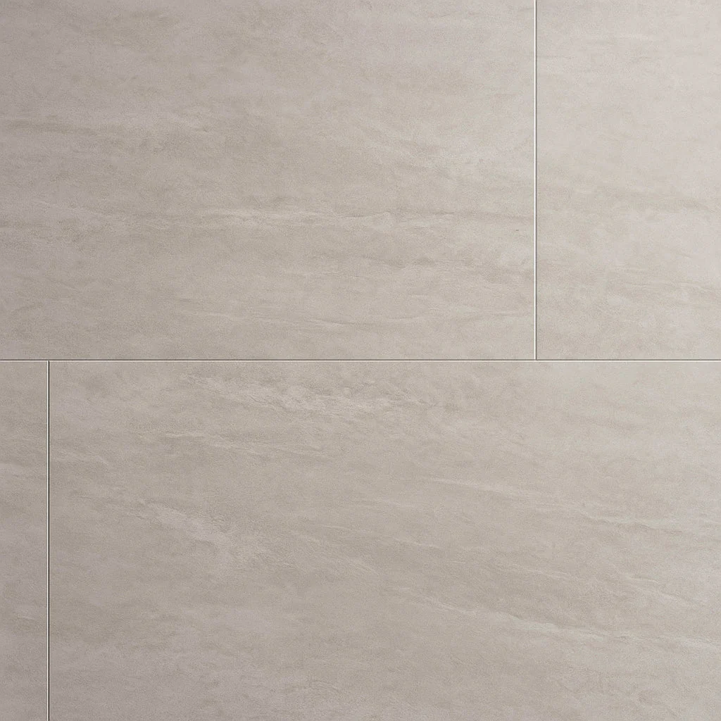 Montalcino Acadia Gray Matte Porcelain Tile - 24 x 48 Inches, Durable Stone Look, Waterproof Design