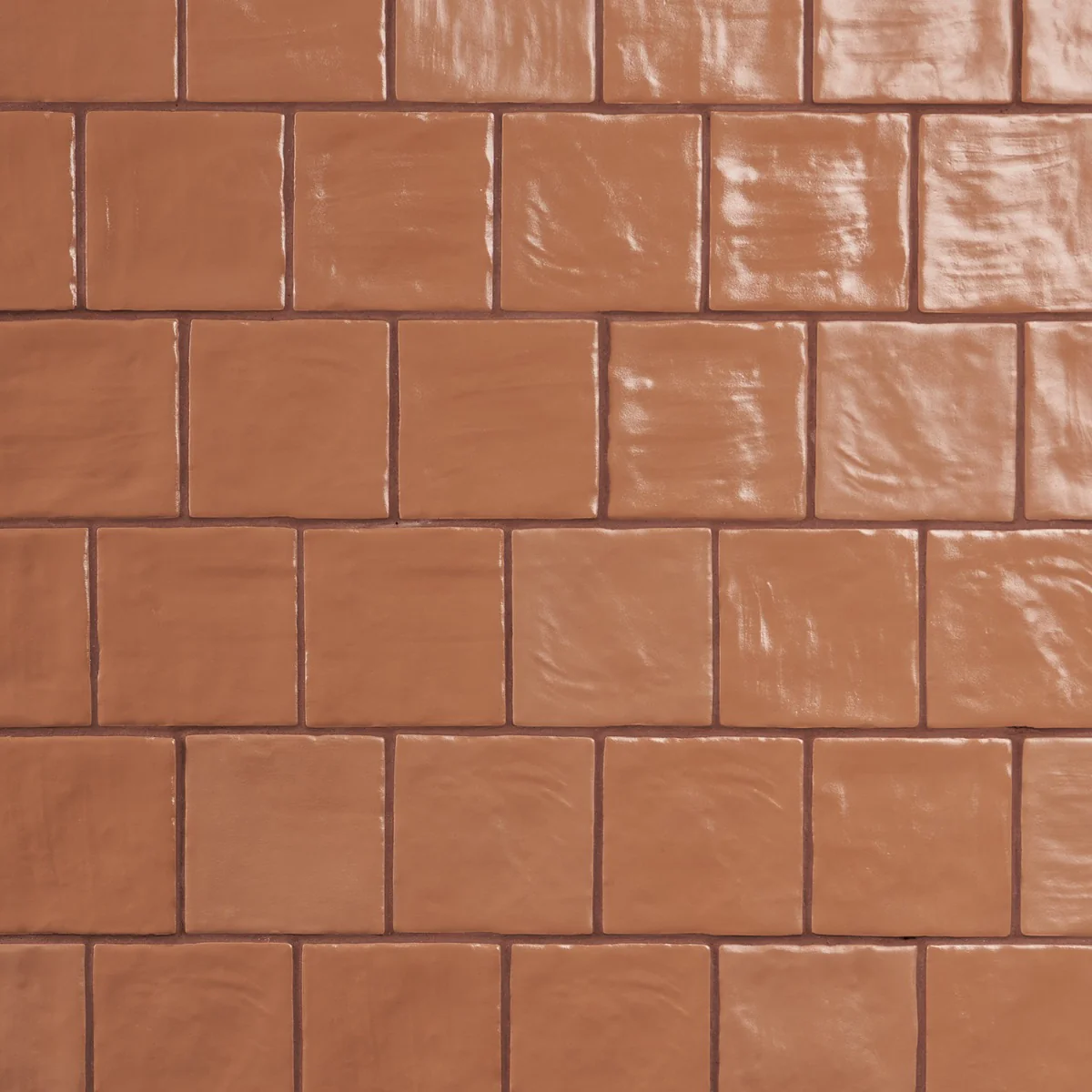 Montauk Terracotta 4x4 Mixed Finish Ceramic Tile - Tilebar - Image 3