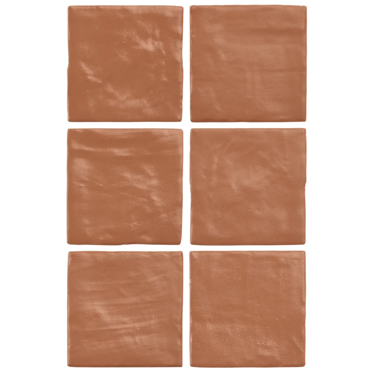 Montauk Terracotta 4x4 Mixed Finish Ceramic Tile - Tilebar - Image 9