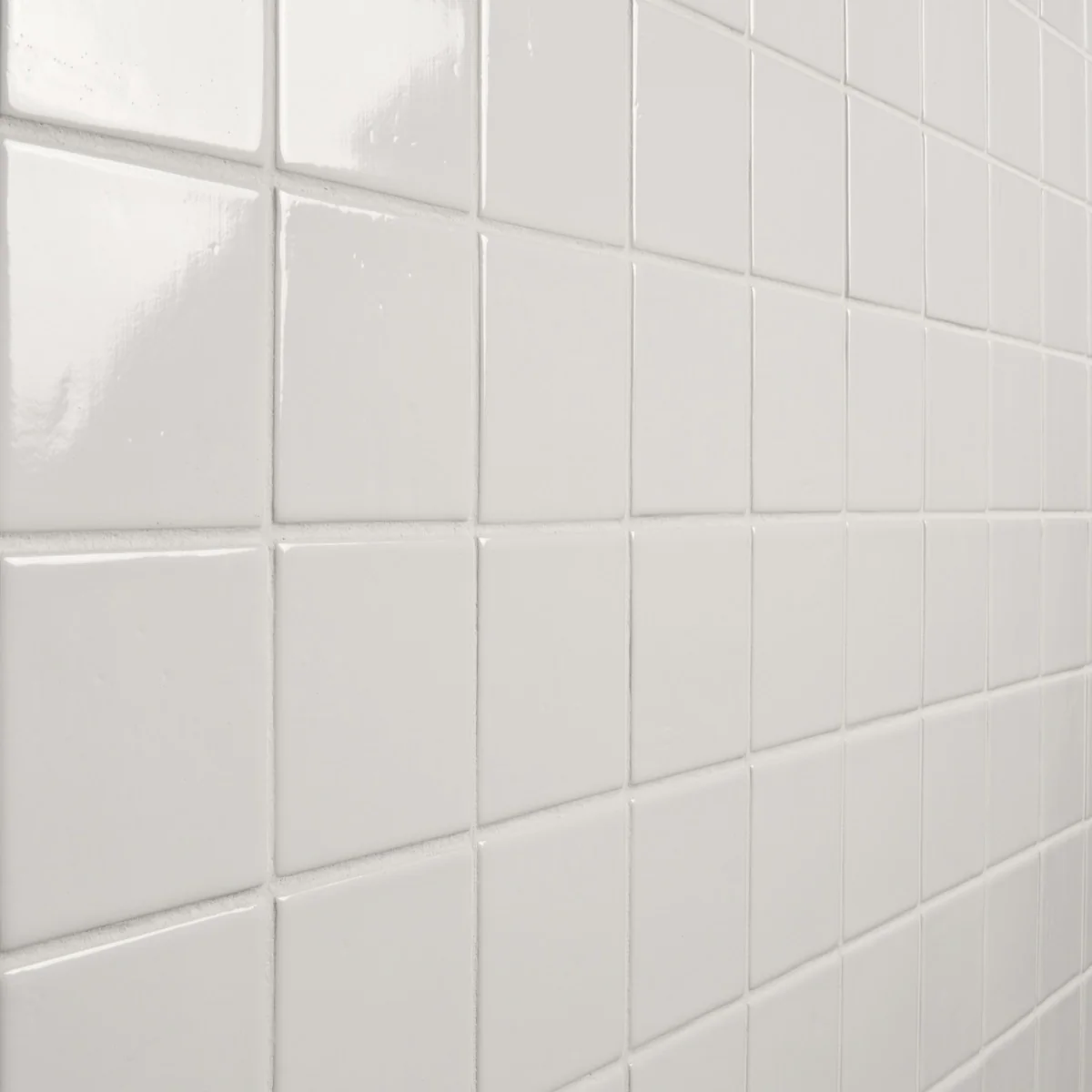 Morocco Blanco White 4x4 Glossy Porcelain Tile - Lux Tile - Image 4